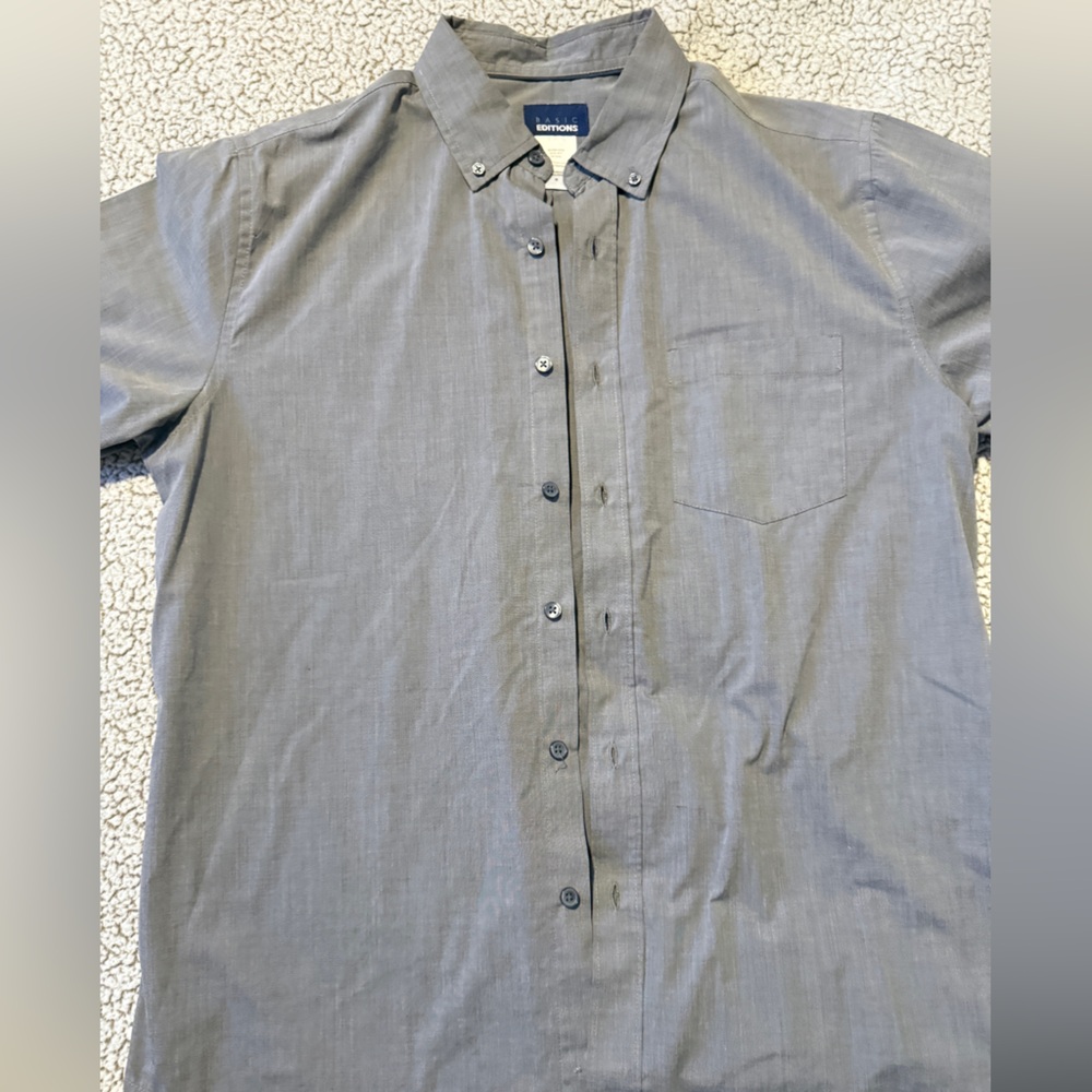Basic Editions Button Up